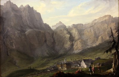 Leukerbad by Caspar Wolf